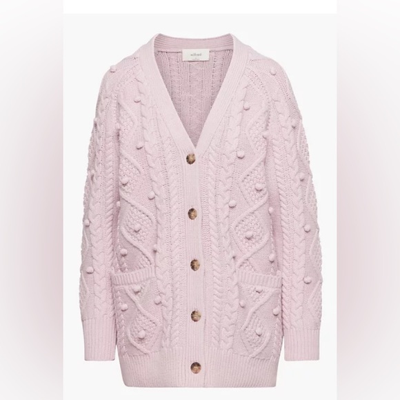Wilfred Sweaters - NWOT Wilfred New Alps Cardigan, Calluna Lilac, XXS